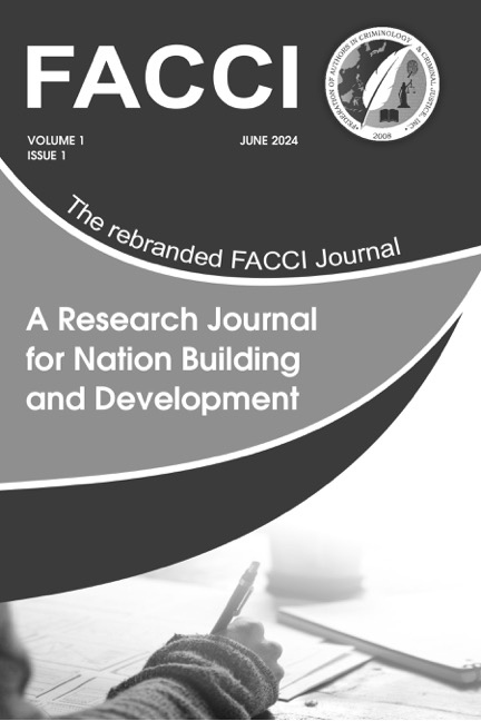 					View Vol. 1 No. 1 (2024): A Research Journal for Nation Building and Development
				
